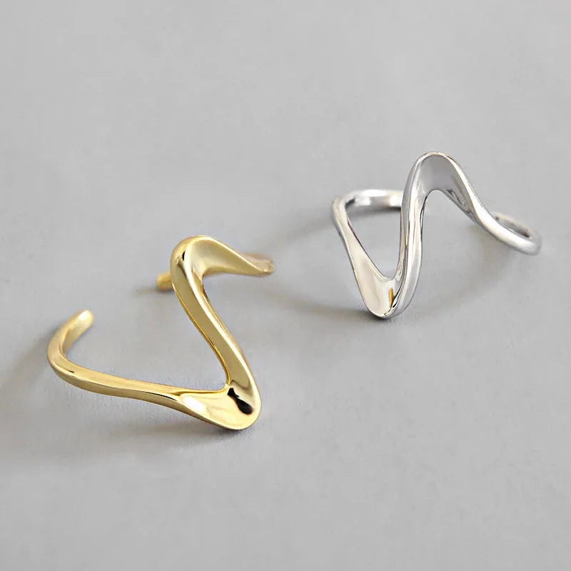 Hollow Out Gold Rings