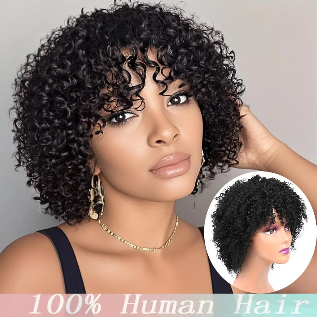 100% Human Hair Short