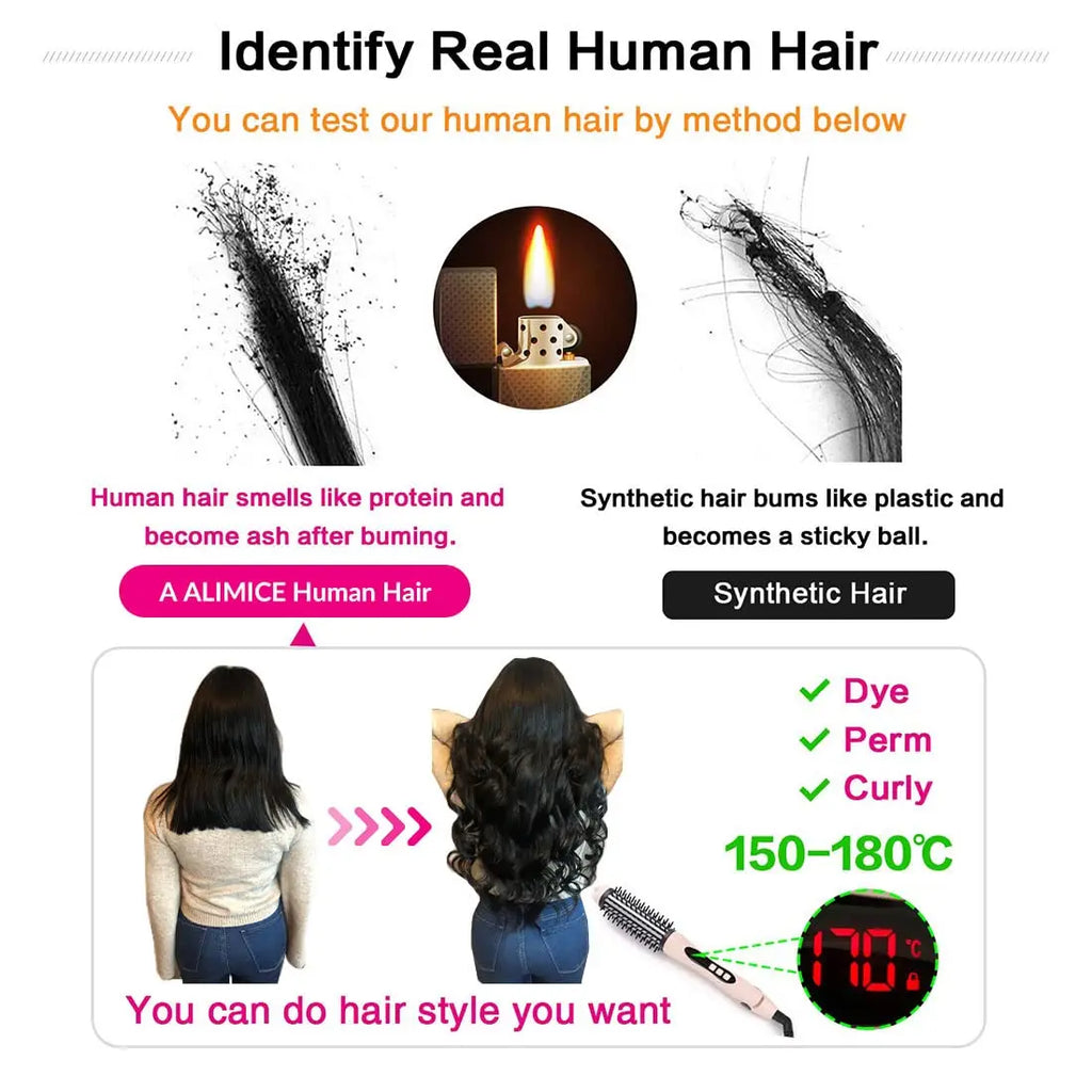 100% Human Hair Short
