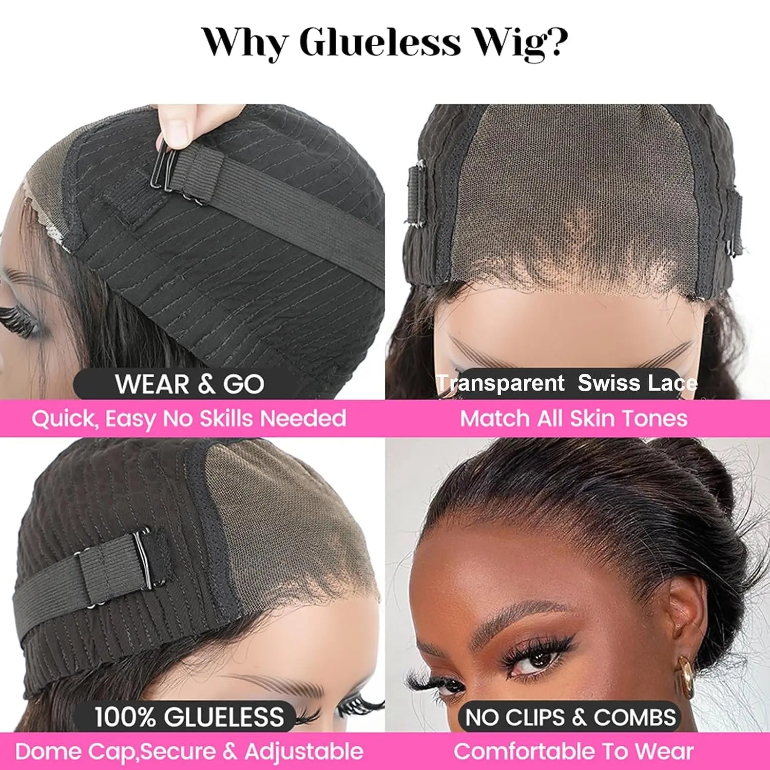 Put on and Go Glueless Wig