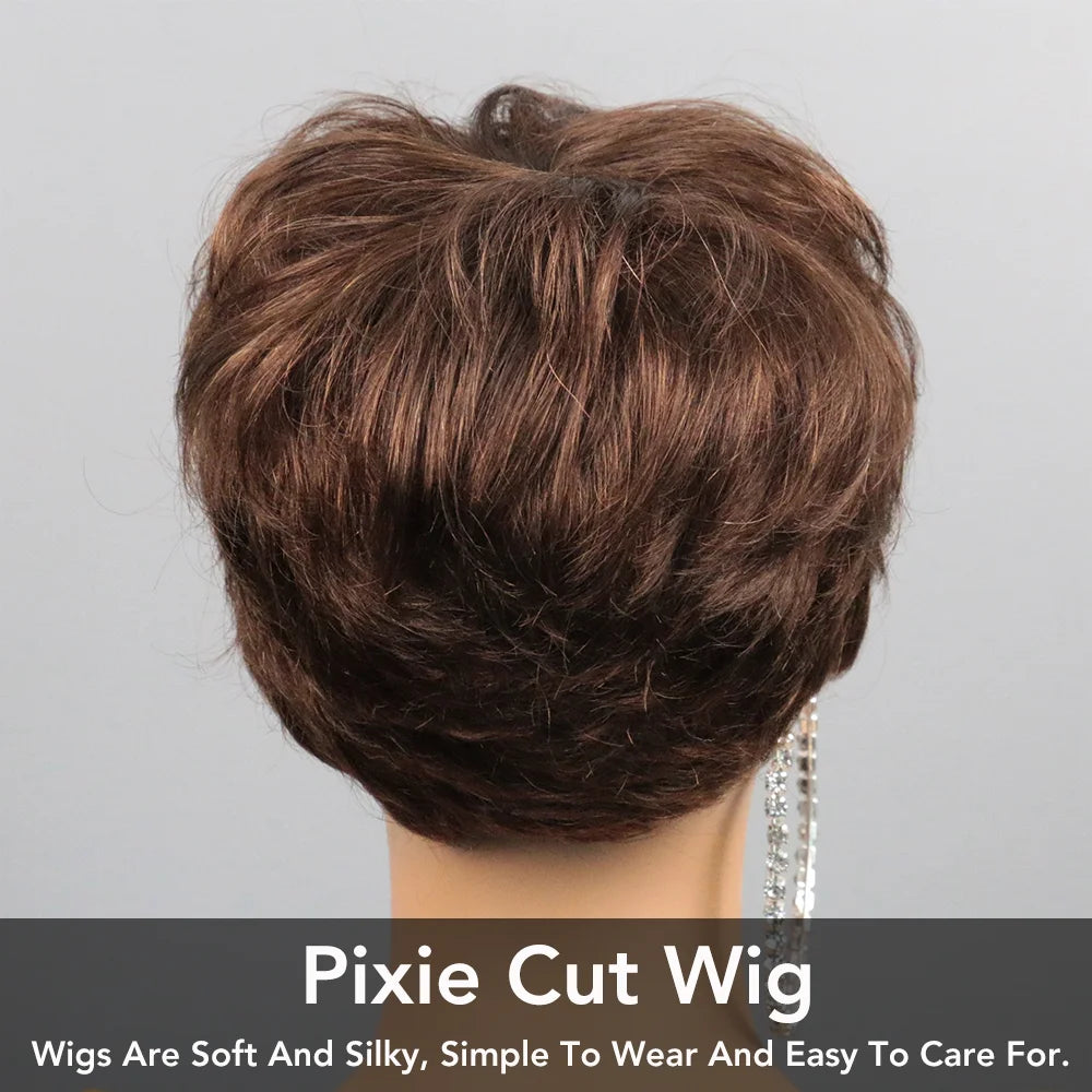 Short Human Hair Wig