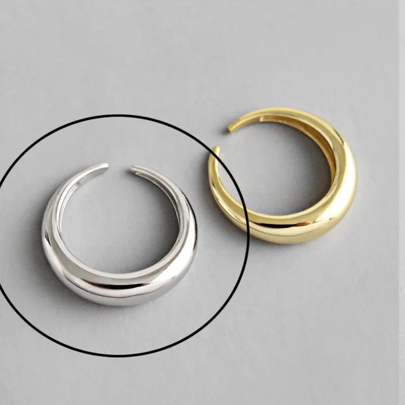 Hollow Out Gold Rings