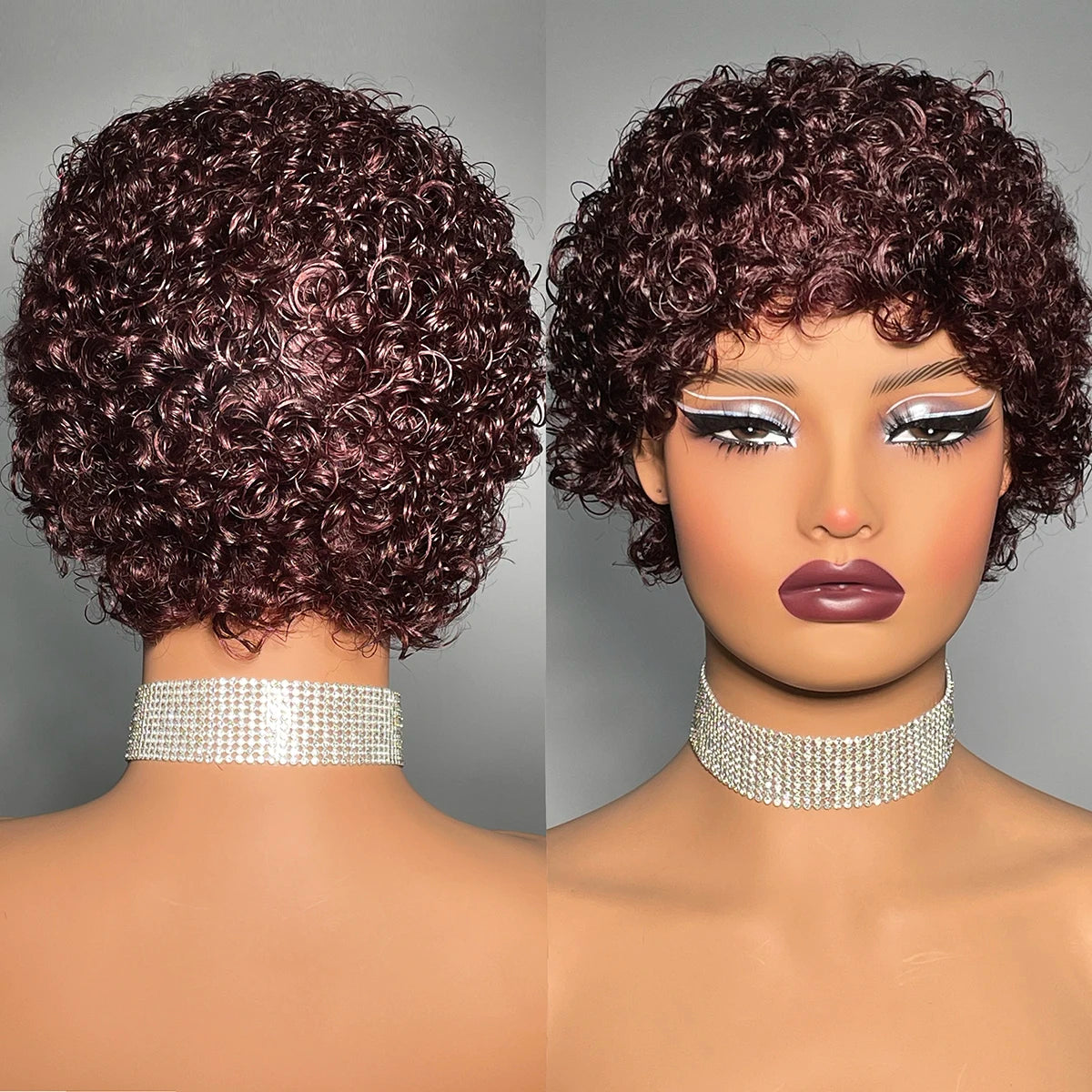Short Curly Human Hair