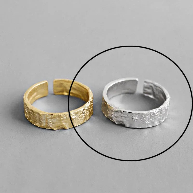 Hollow Out Gold Rings