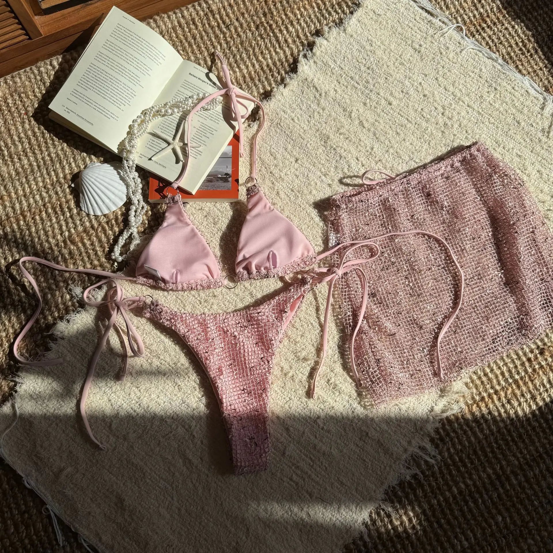 Hollow Out Skirt Bikini