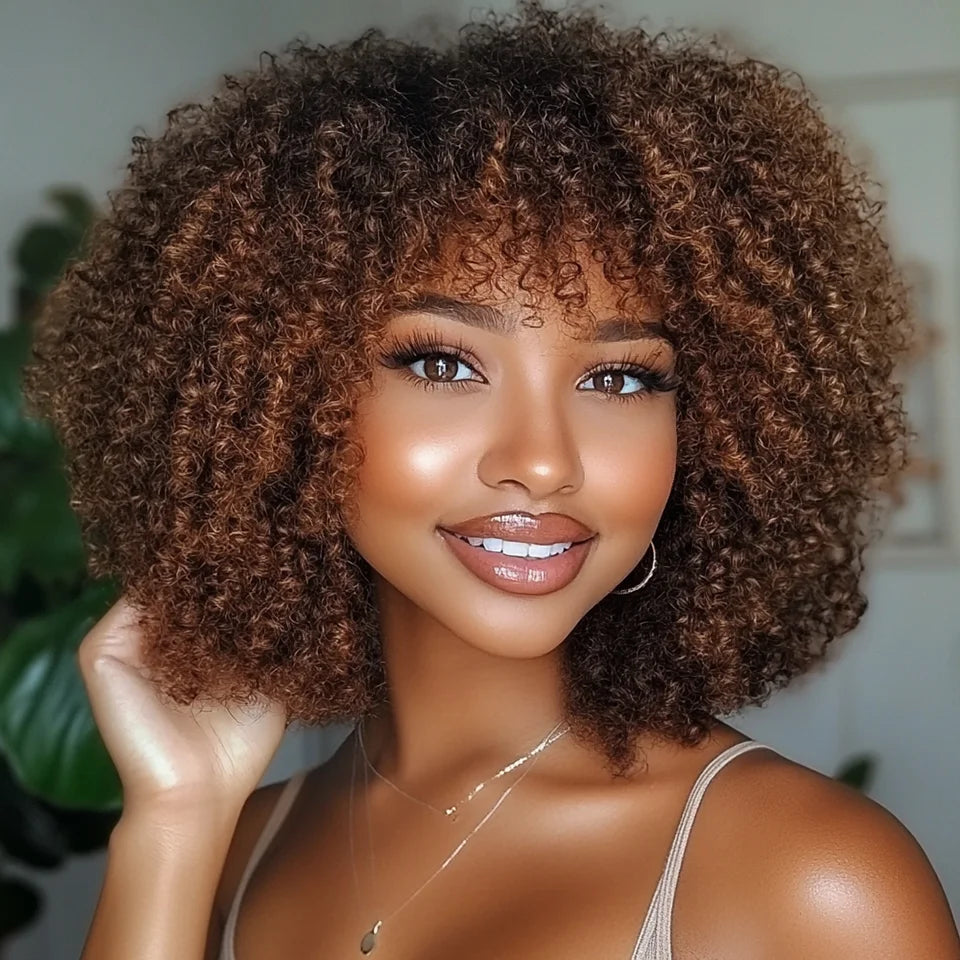 Full Curly Bob Wigs