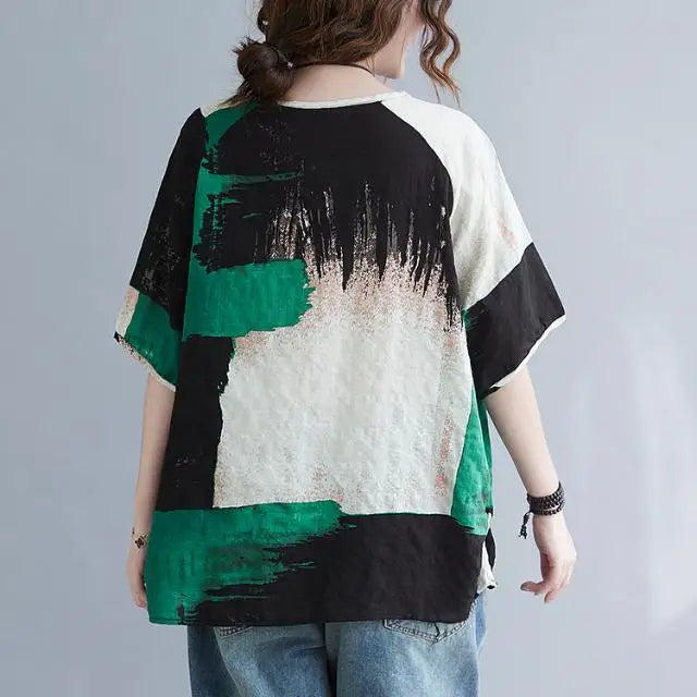 Linen Short-sleeved T-shirt