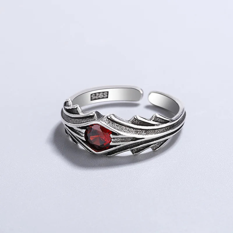 Red Zircon Rings