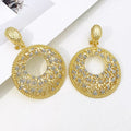Round Drop Earrings