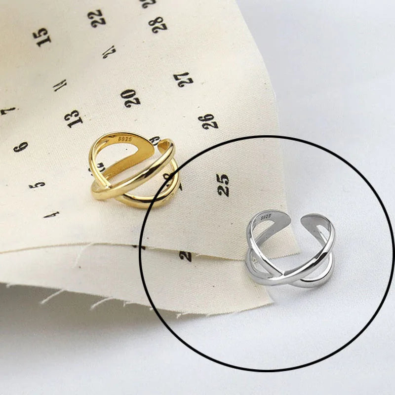 Hollow Out Gold Rings