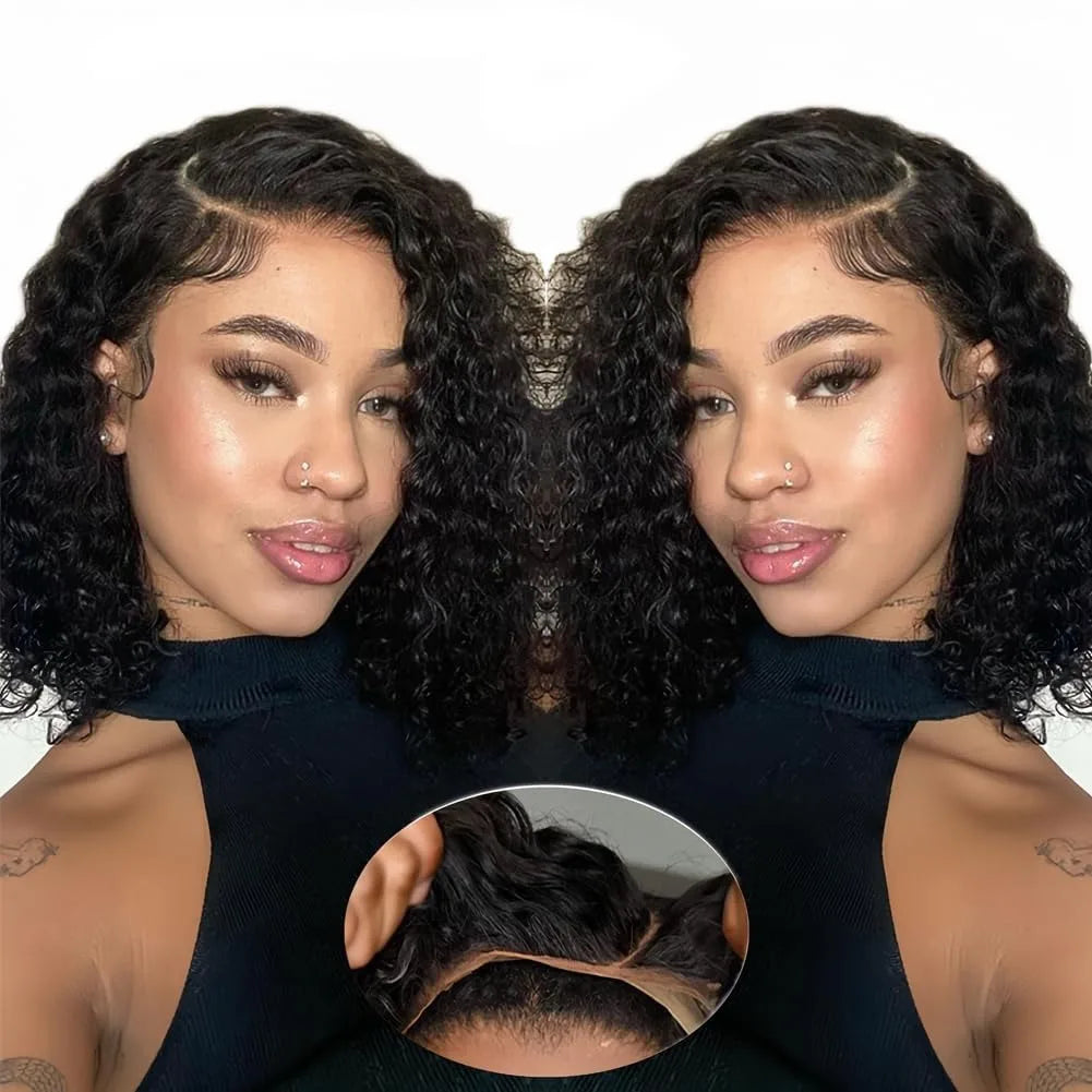 13x4 Curly Bob Wig \