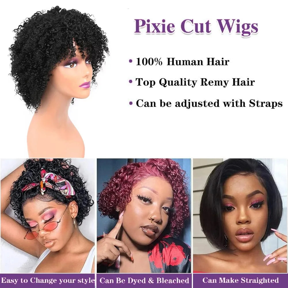 100% Human Hair Short