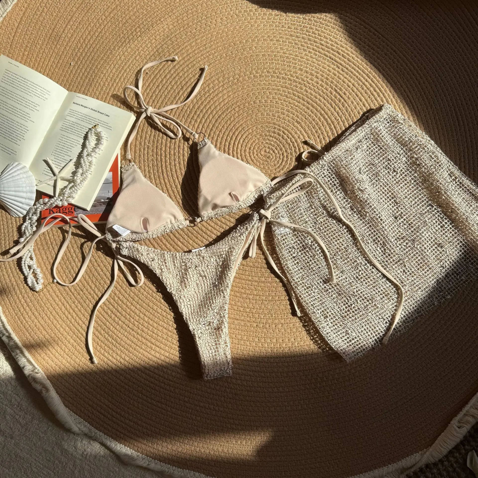 Hollow Out Skirt Bikini