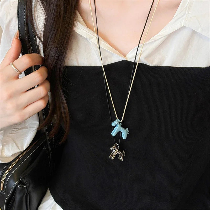 Horse Pendant Necklace