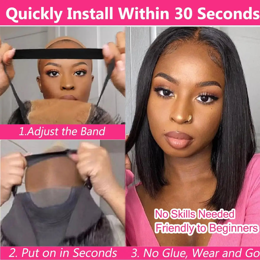 Put on and Go Glueless Wig