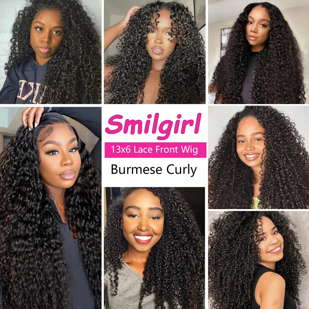 Burmese Curly Wigs