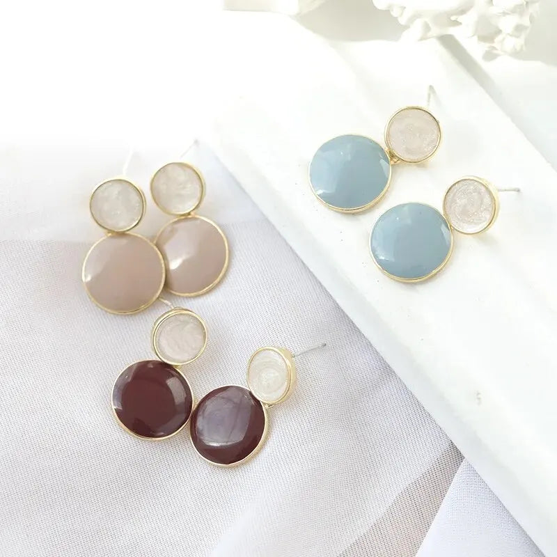 Geometric Pendent Earrings