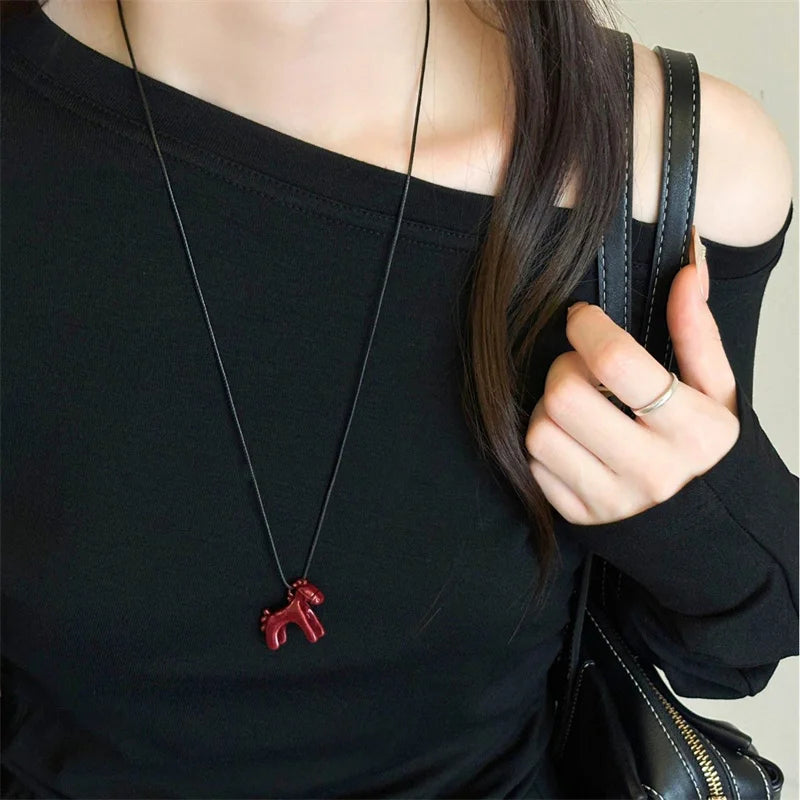 Horse Pendant Necklace