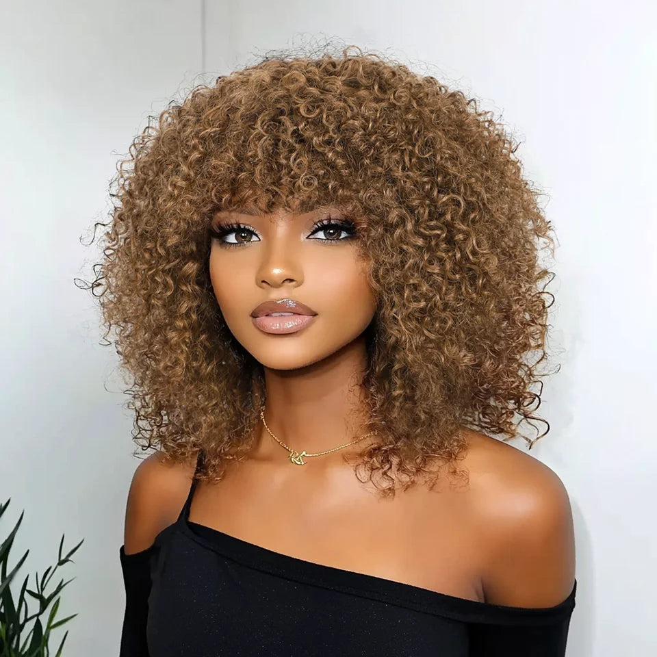 Full Curly Bob Wigs