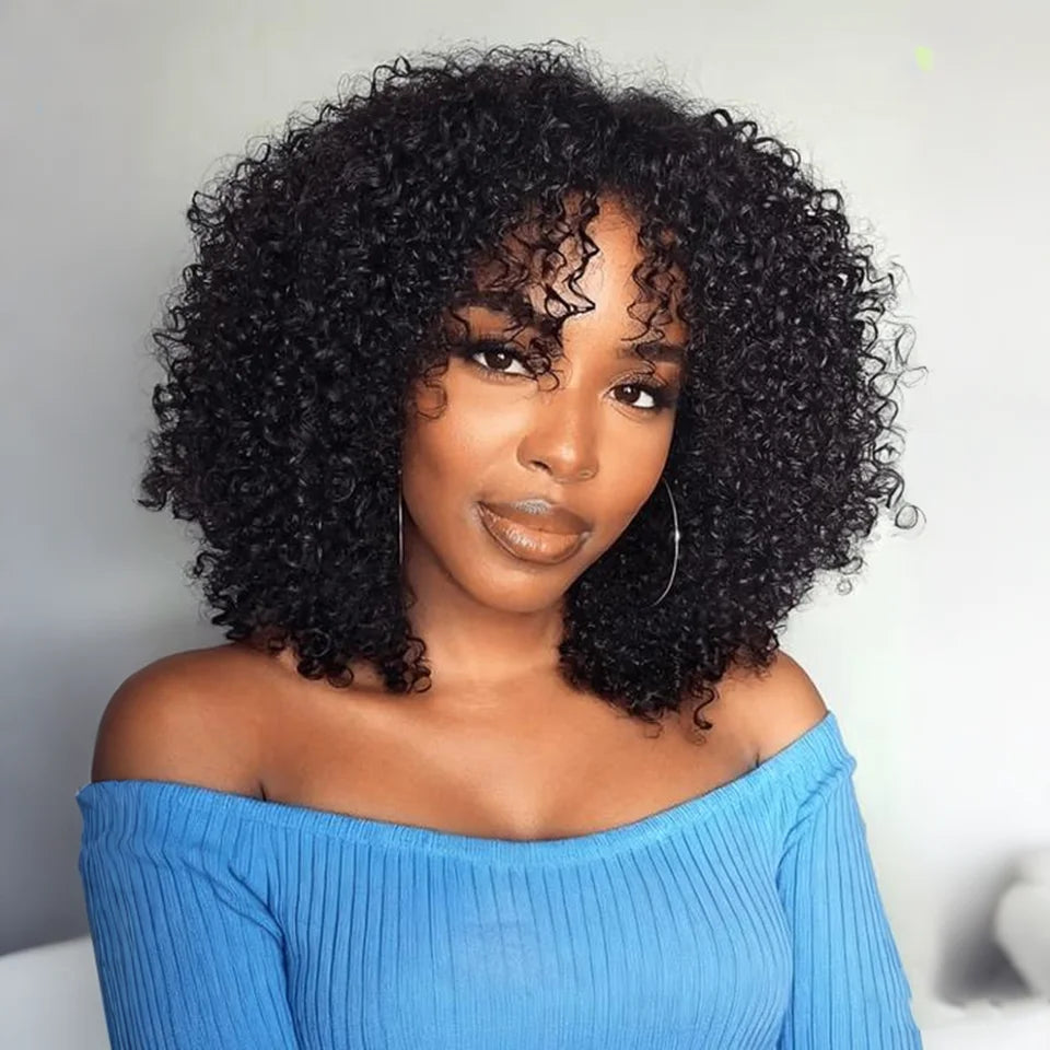 Full Curly Bob Wigs