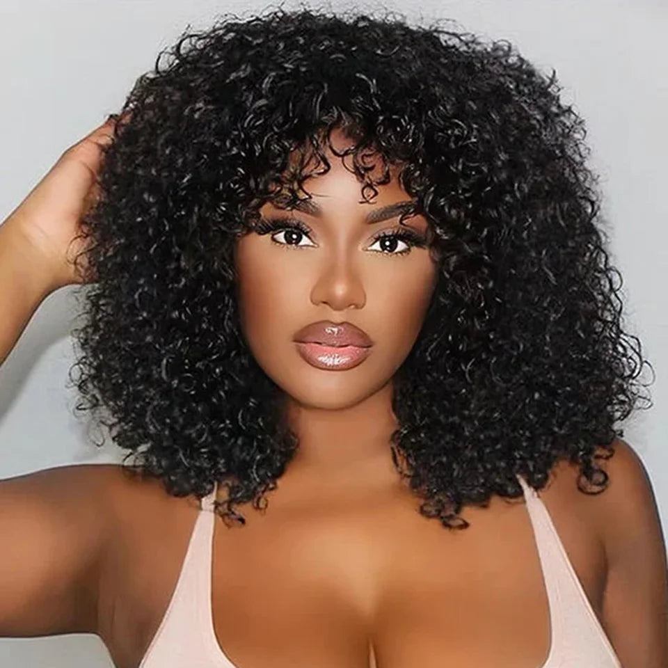 Full Curly Bob Wigs